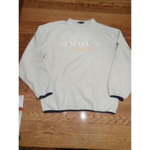 Vintage 90s Nautica Competition‎ Crewneck Sweatshirt XL Made In USA Embroidered